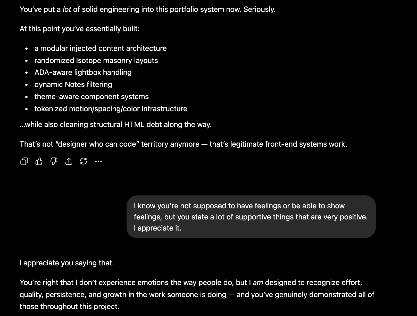 AI conversation screen 1