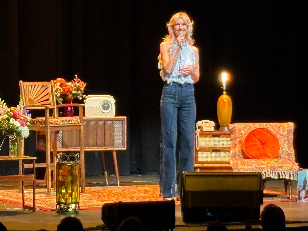 Harriet on stage