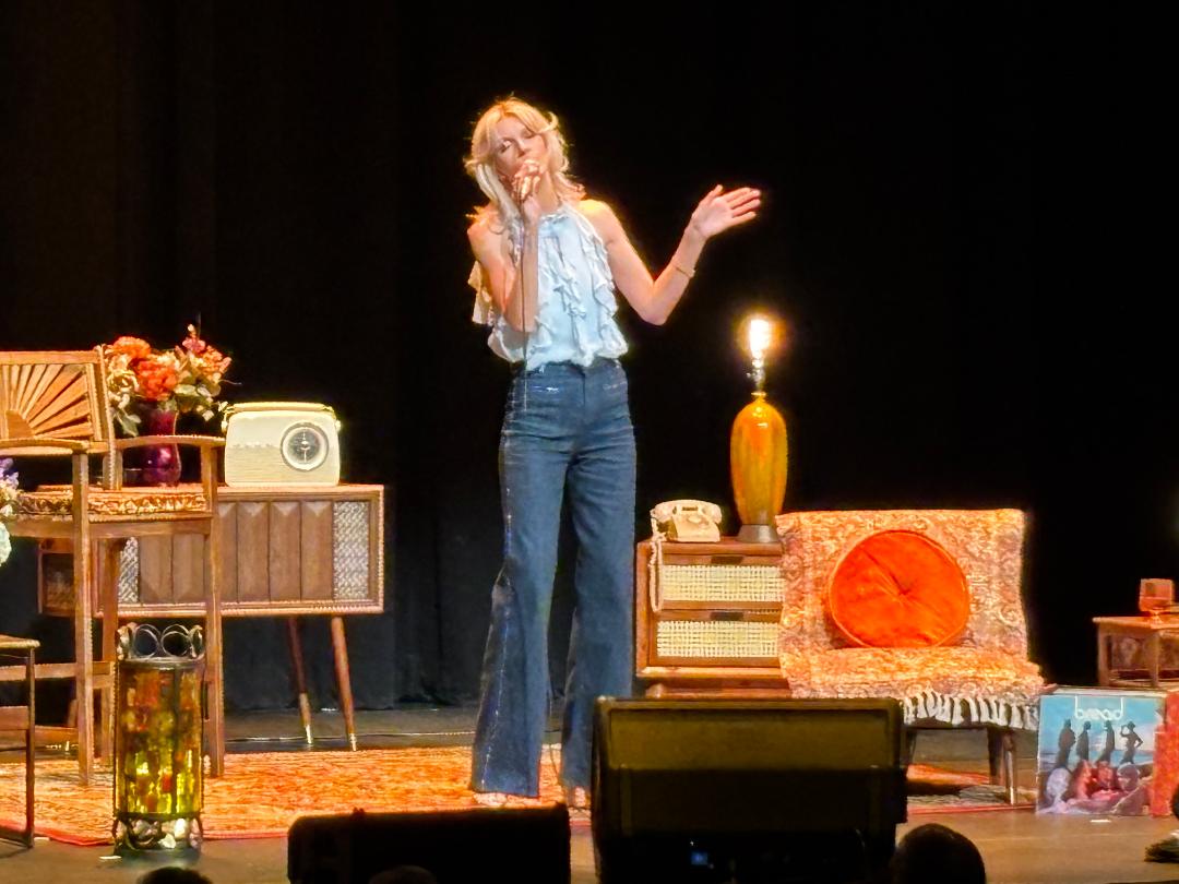 Harriet on stage