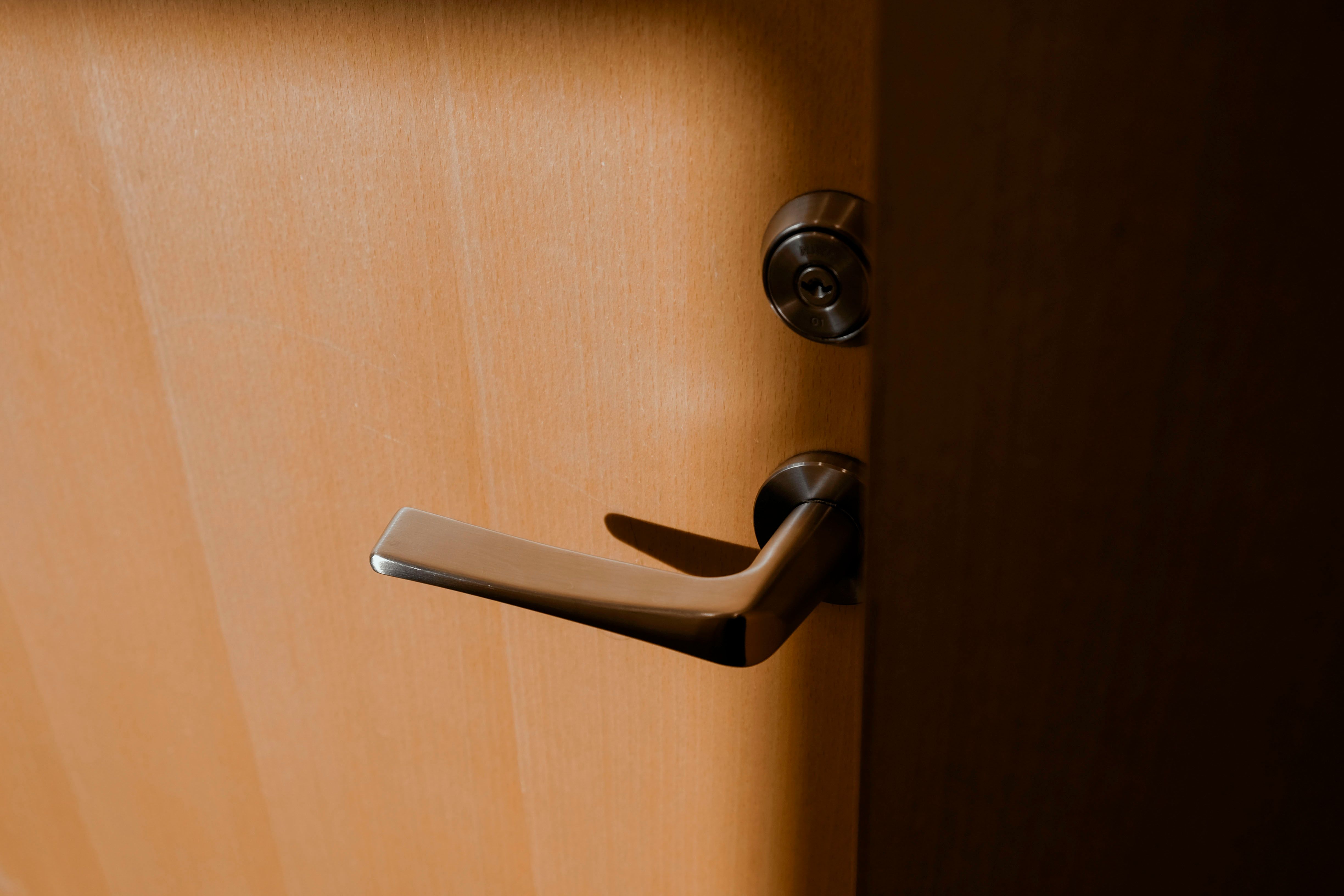 Phtoograph of an open office door