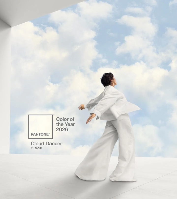 2026 Color of the year, PMS 11-4201 Cloud Dancer