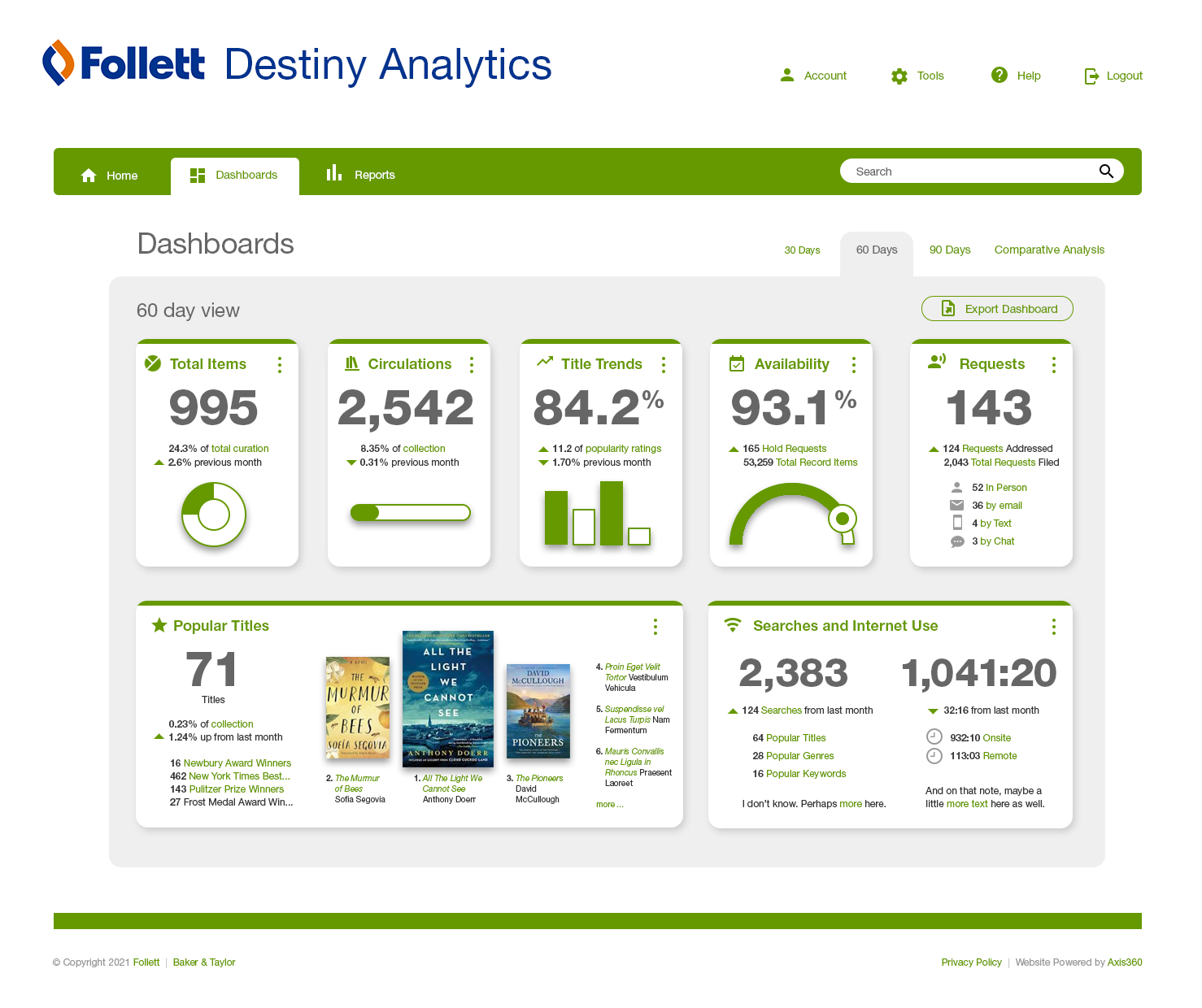 Follett Destiny
