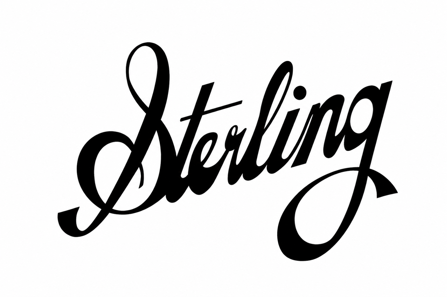 Sterling Company heritage-inspired script identity mark